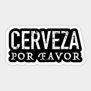 Cerveza - por favor Sticker